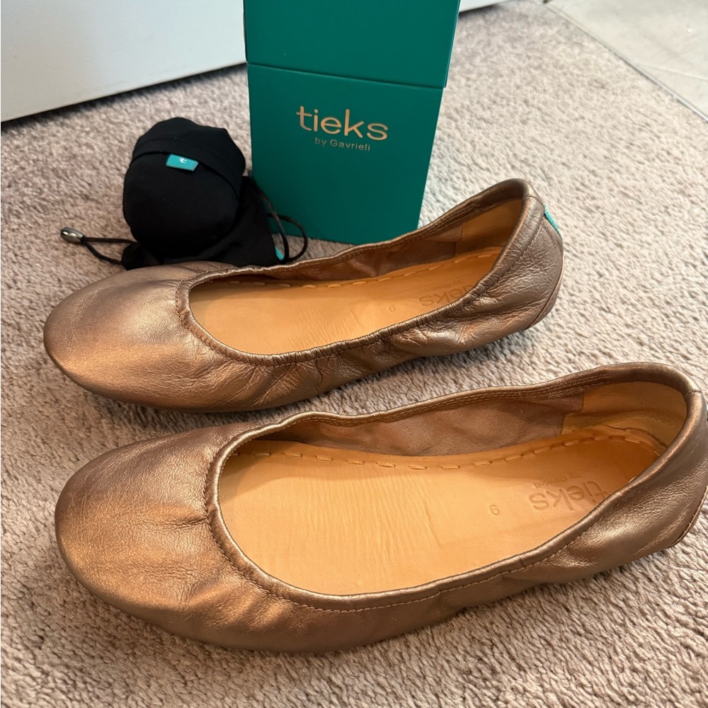 Women's Bronze Ballet Flats
